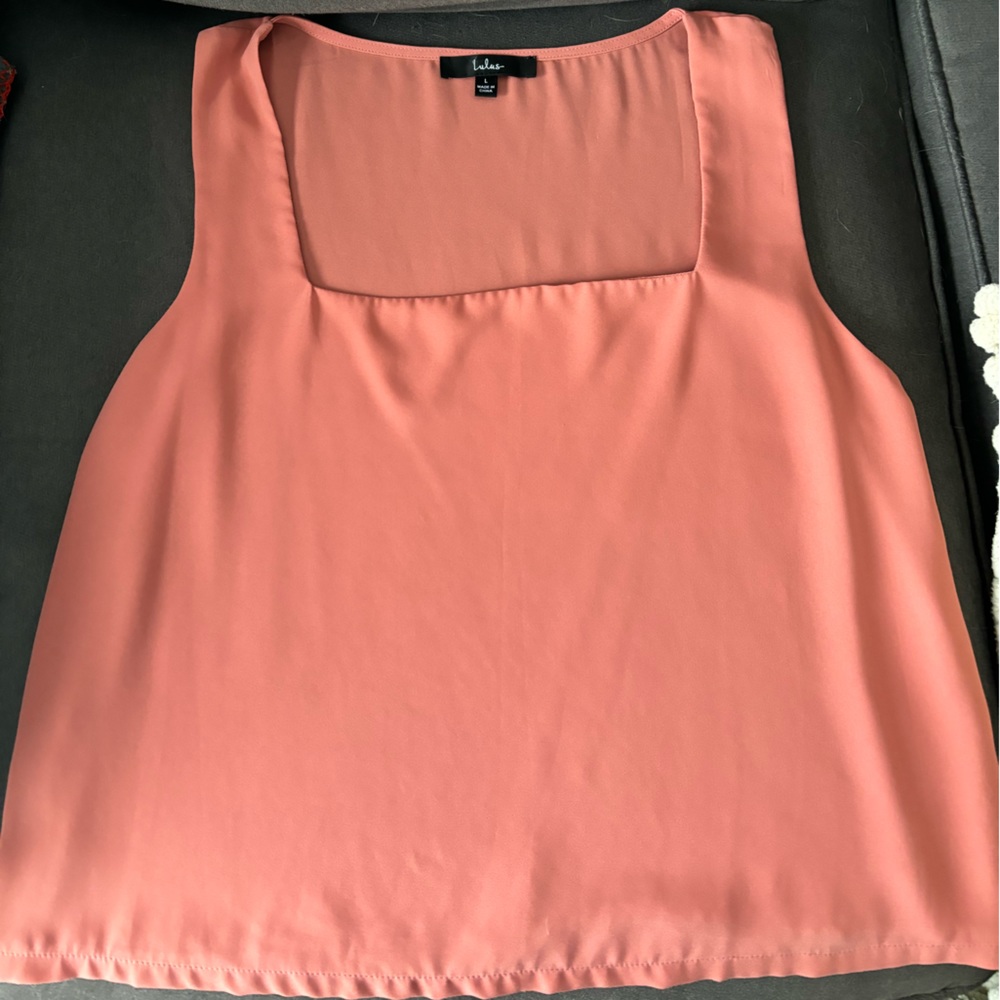 Lulus peach tank top